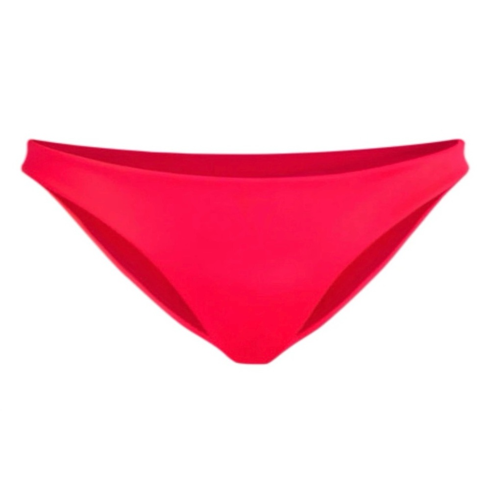 Left On Friday  Wear To Rescue Neon Red Bikini Bottom